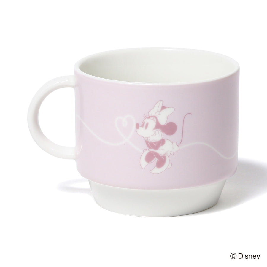 Disney Pair Stacking Mug Pink x Gray