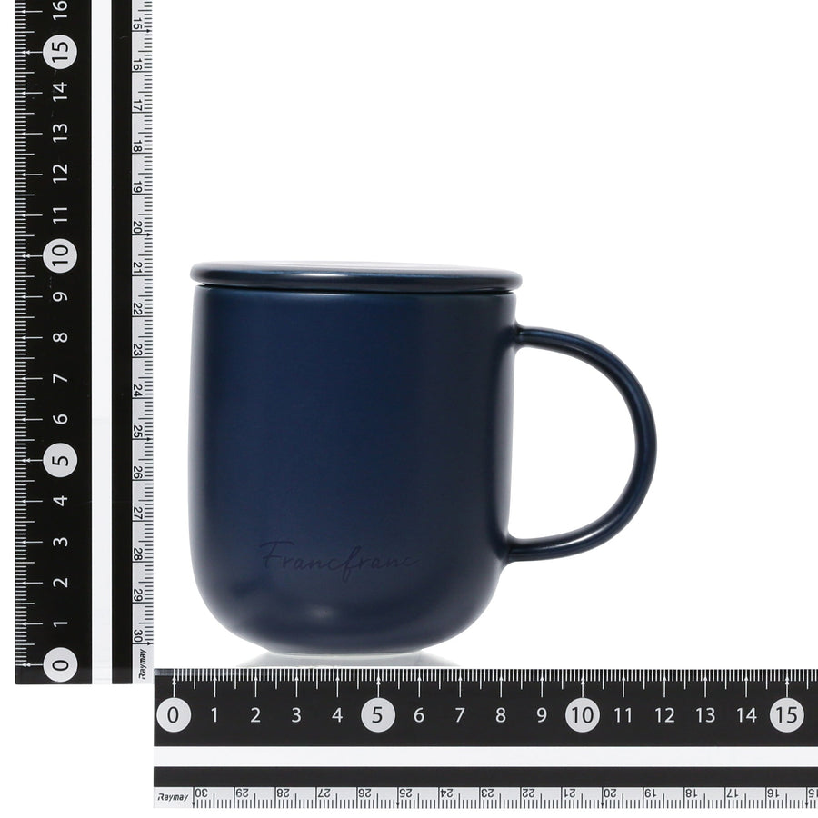 Navy Logo Mug with Lid