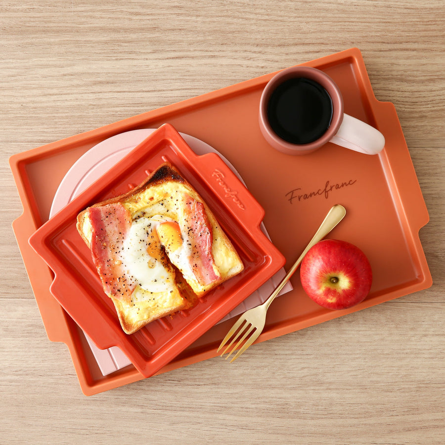 Logo Toast Plate Orange