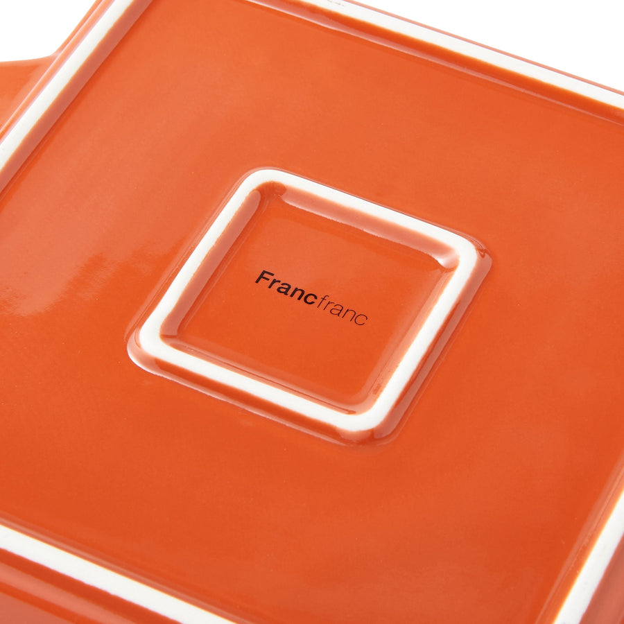 Logo Toast Plate Orange