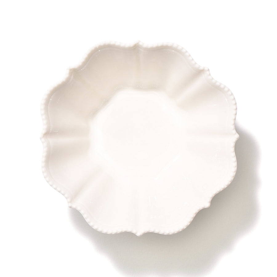 Blanche Bowl S Wave White