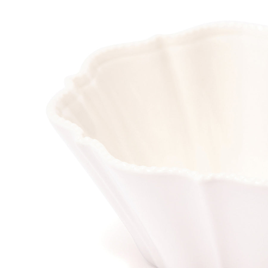 Blanche Bowl S Wave White