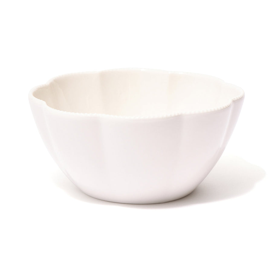 Blanche Bowl Medium Flower White