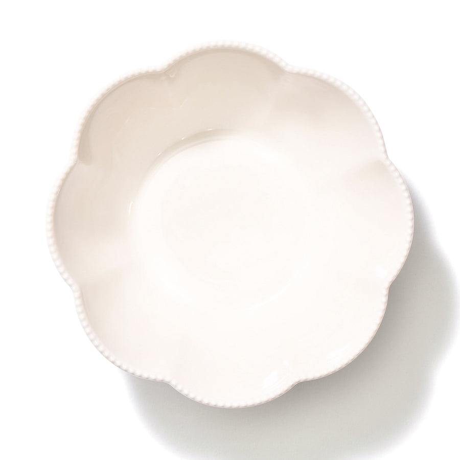 Blanche Bowl Medium Flower White