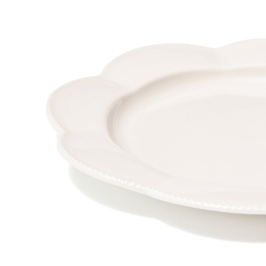 Blanche Plate S Flower White