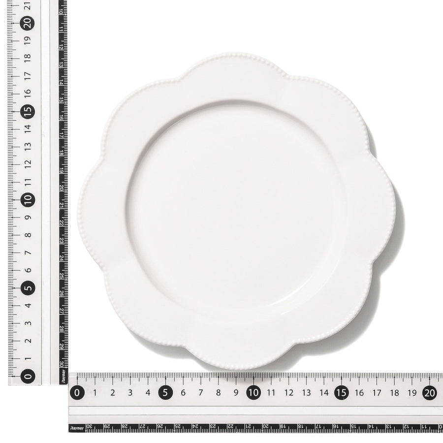 Blanche Plate S Flower White