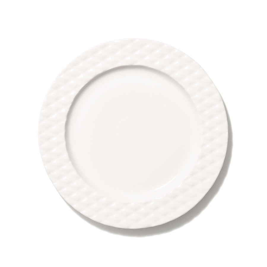 Blanche Plate S Cross White