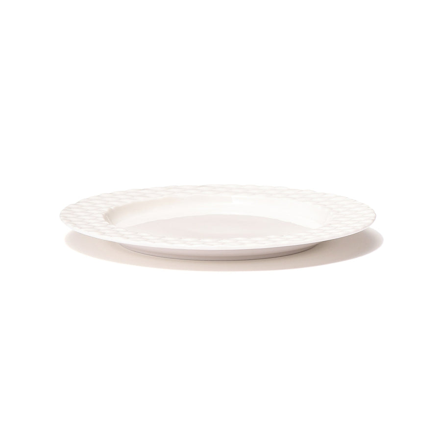 Blanche Plate S Cross White