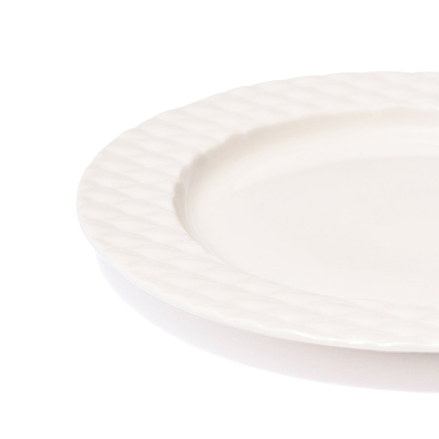 Blanche Plate S Cross White