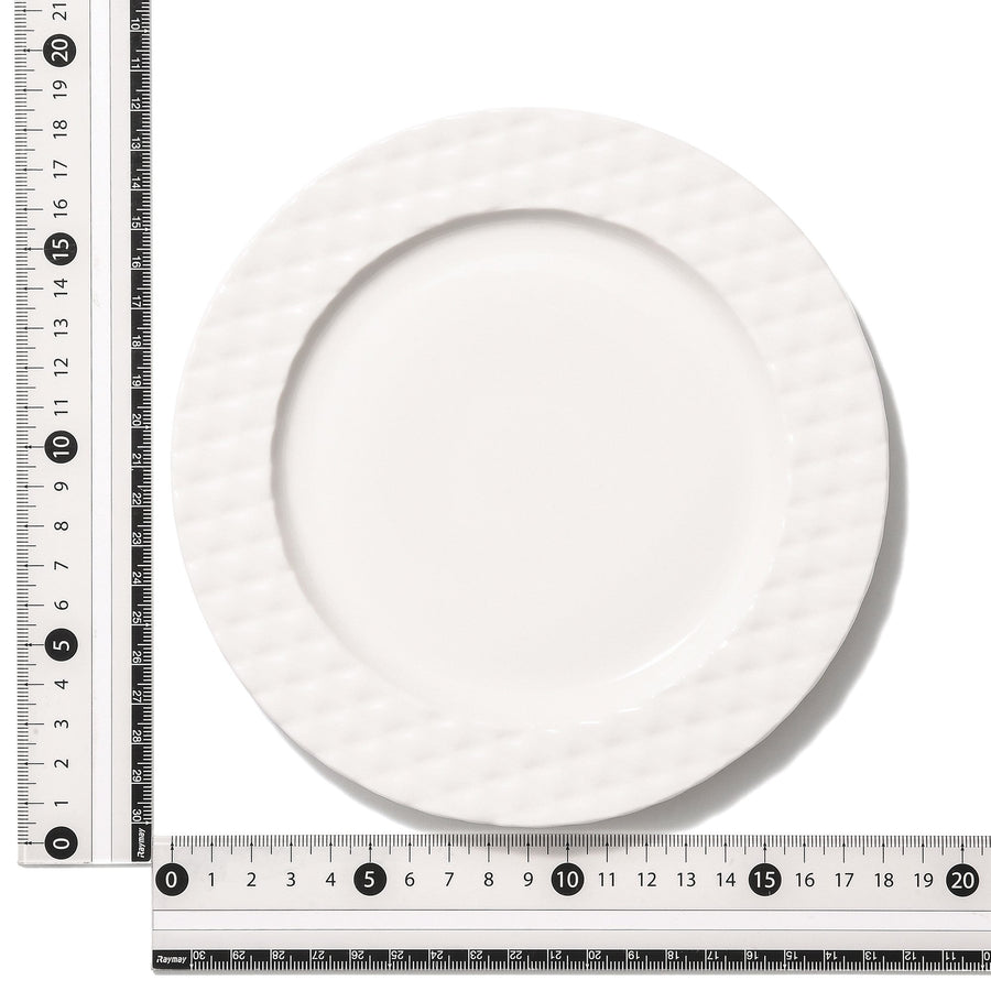 Blanche Plate S Cross White