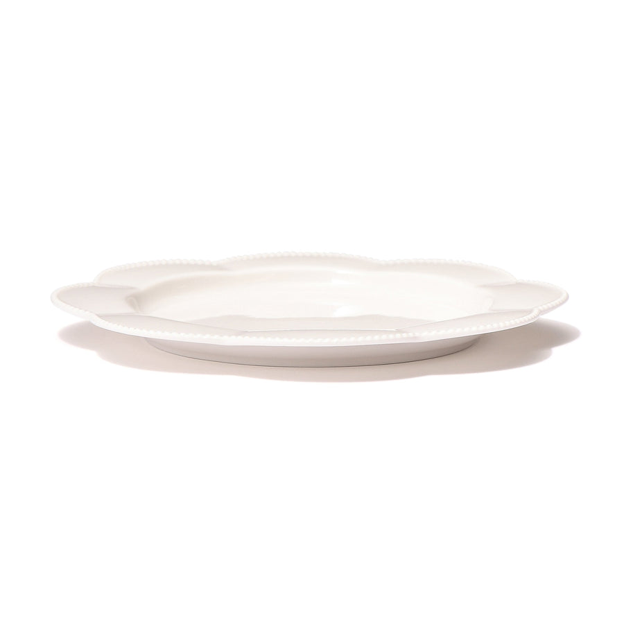 Blanche Plate M Flower White