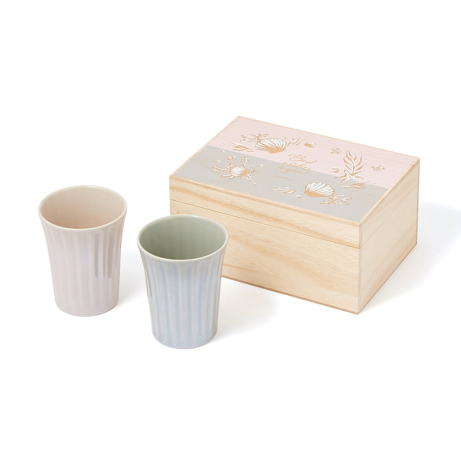 Pair Gift Tumbler Set NATURAL