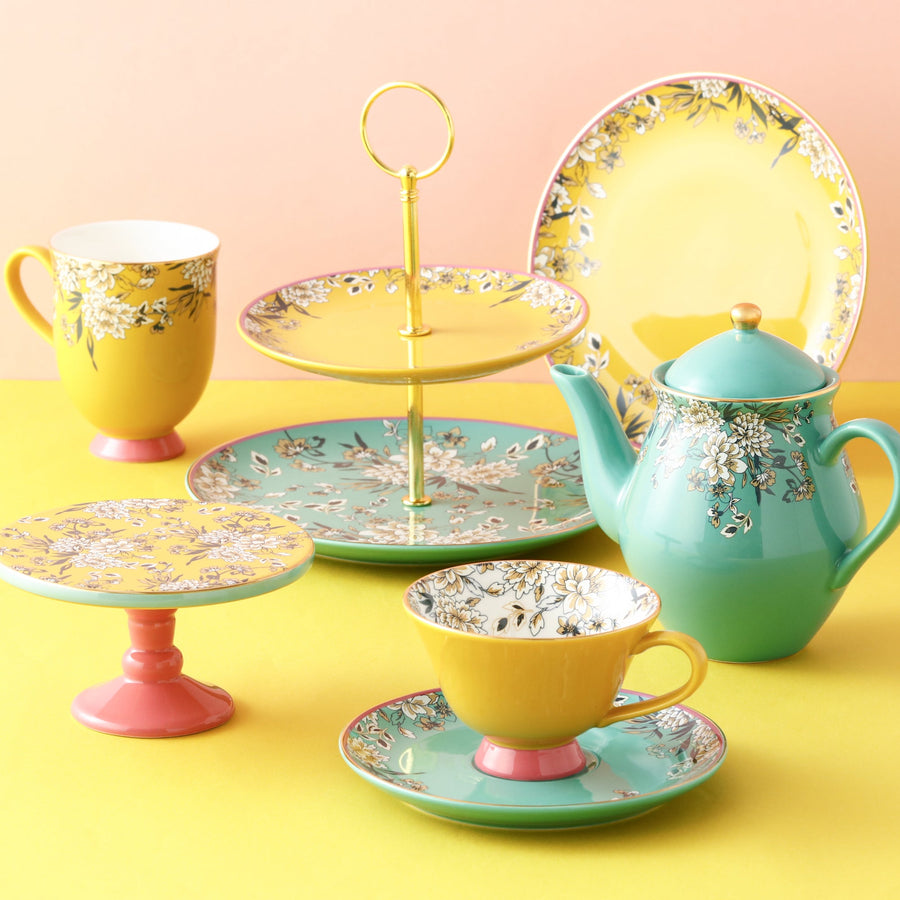 Chinoiserie Stand Yellow