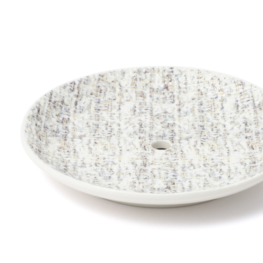 Tweed cake stand, grey