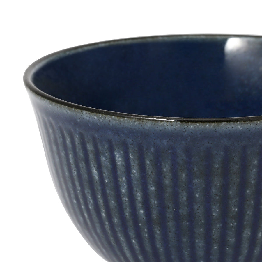 Minoyaki Bowl Shinogi Blue