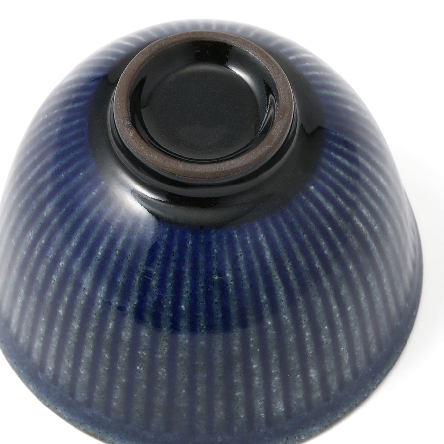 Minoyaki Bowl Shinogi Blue