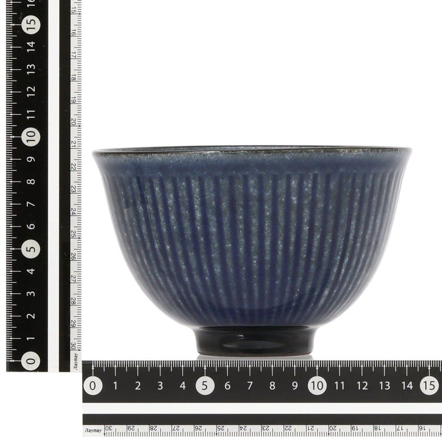 Minoyaki Bowl Shinogi Blue