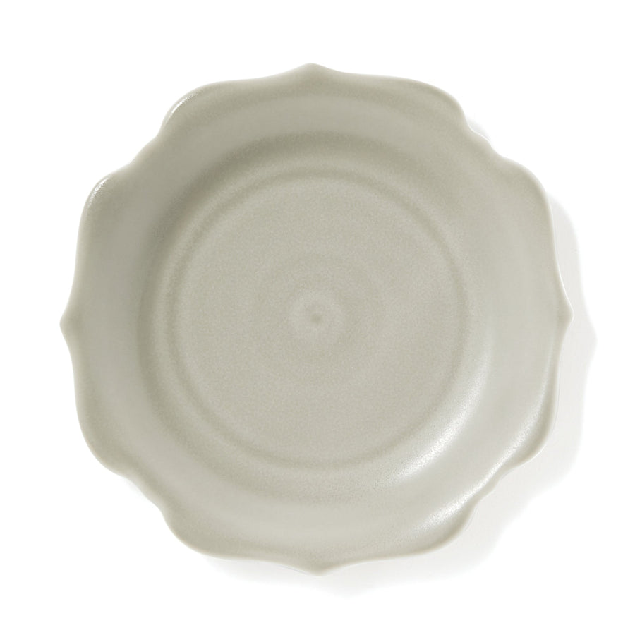 Mino Ware Small Plate, Ritsuka, Gray