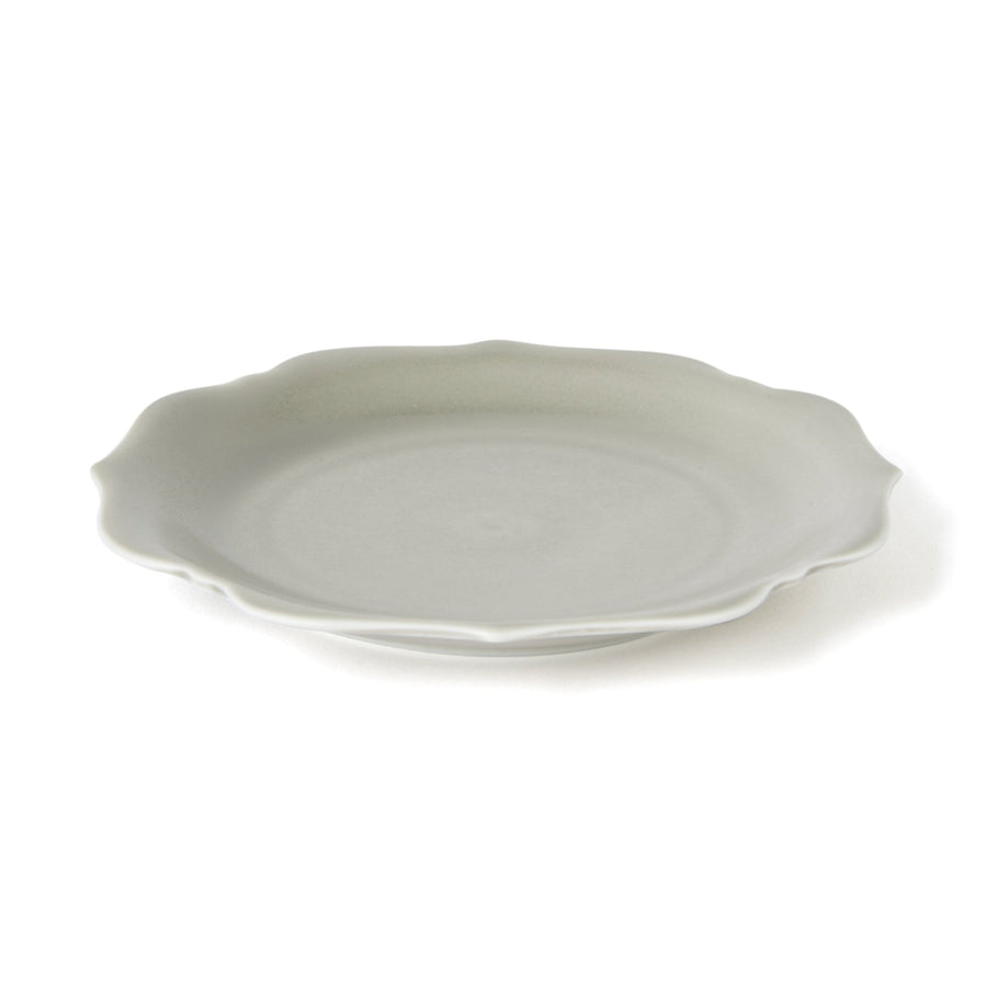 Mino Ware Small Plate, Ritsuka, Gray