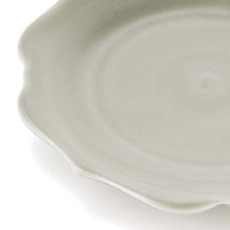 Mino Ware Small Plate, Ritsuka, Gray