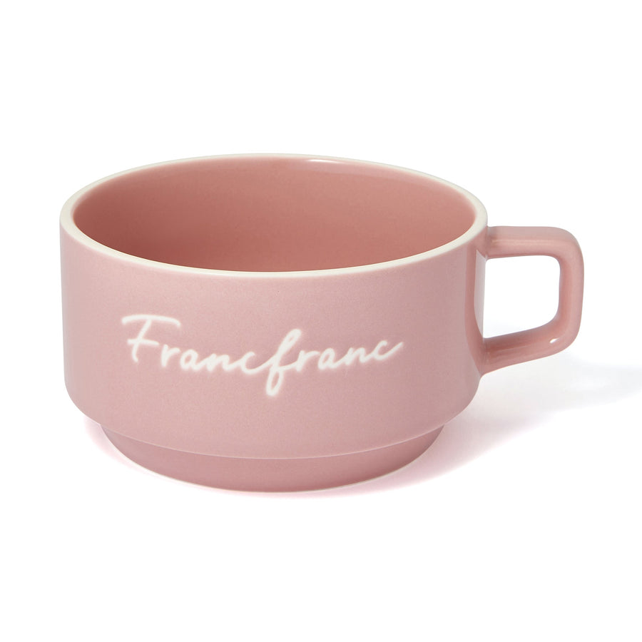 Logo Rim Soup Cup Pink