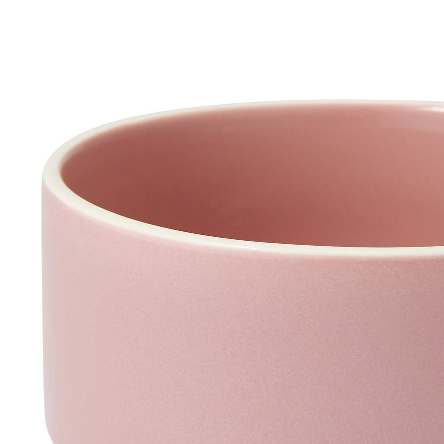 Logo Rim Soup Cup Pink