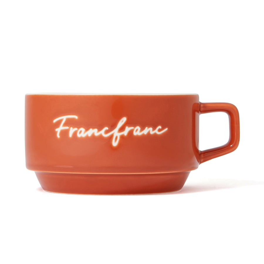 Logo Rim Soup Cup Orange