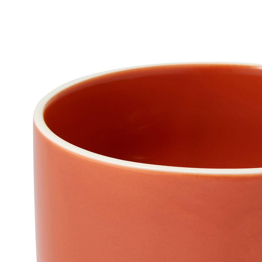 Logo Rim Soup Cup Orange