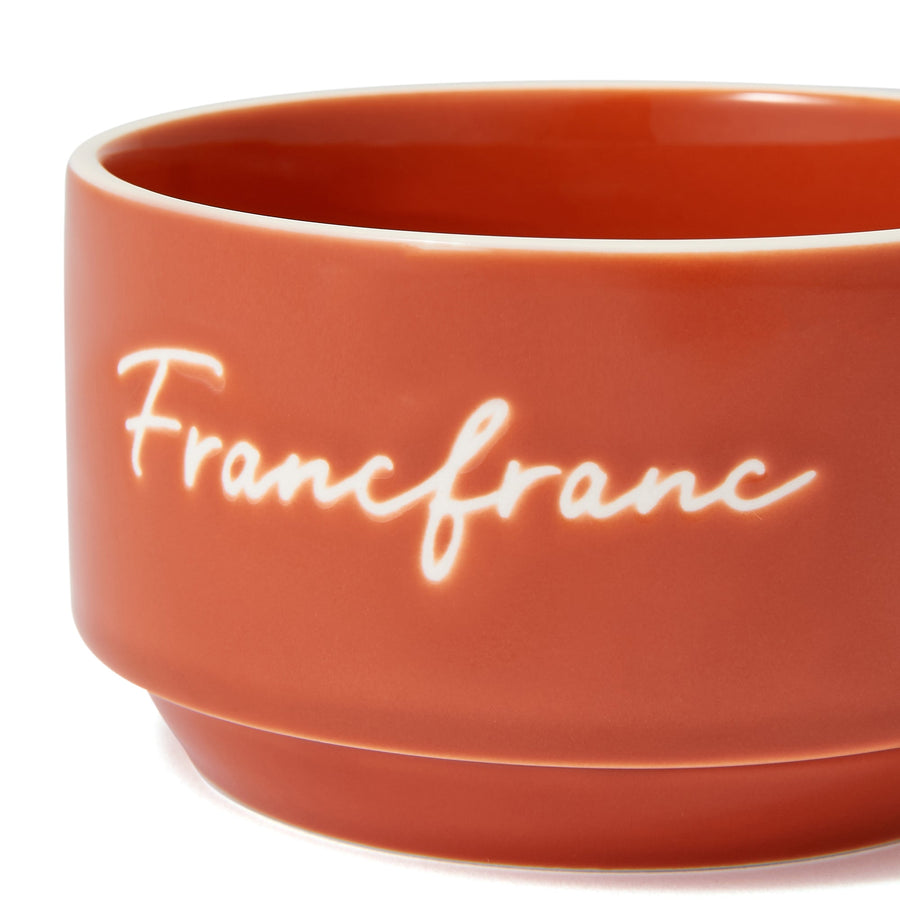 Logo Rim Soup Cup Orange