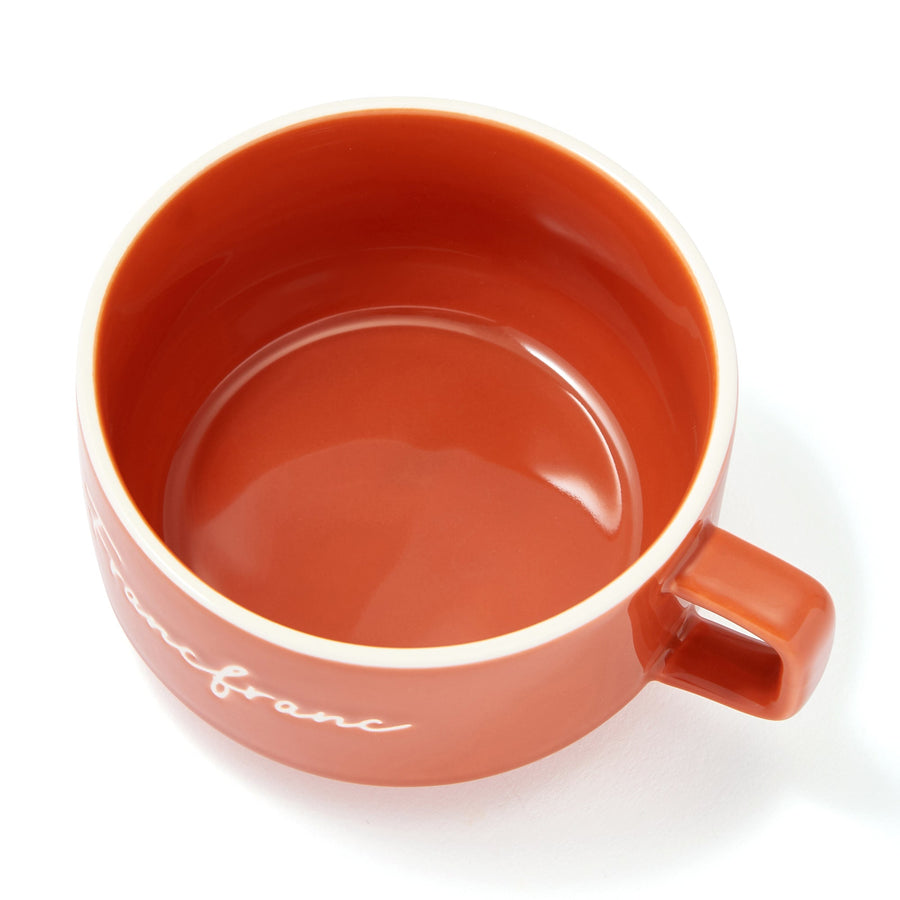 Logo Rim Soup Cup Orange