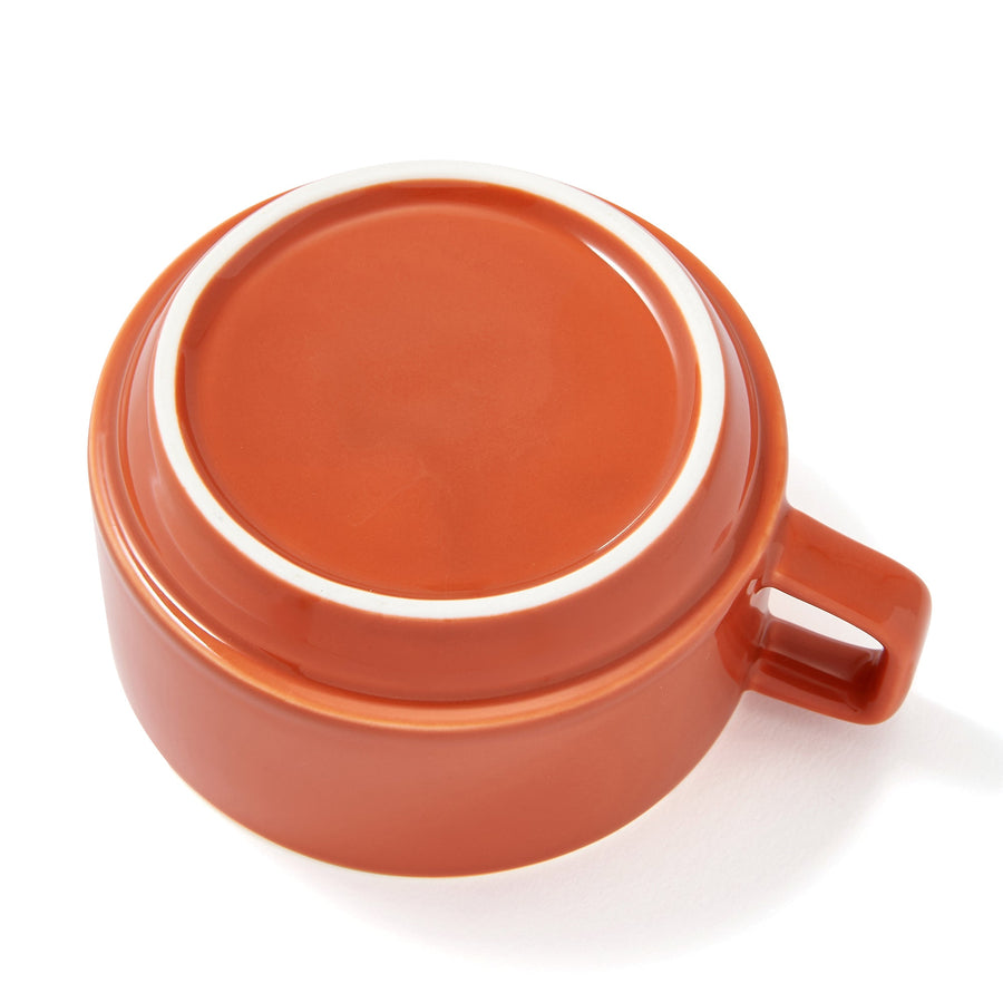 Logo Rim Soup Cup Orange