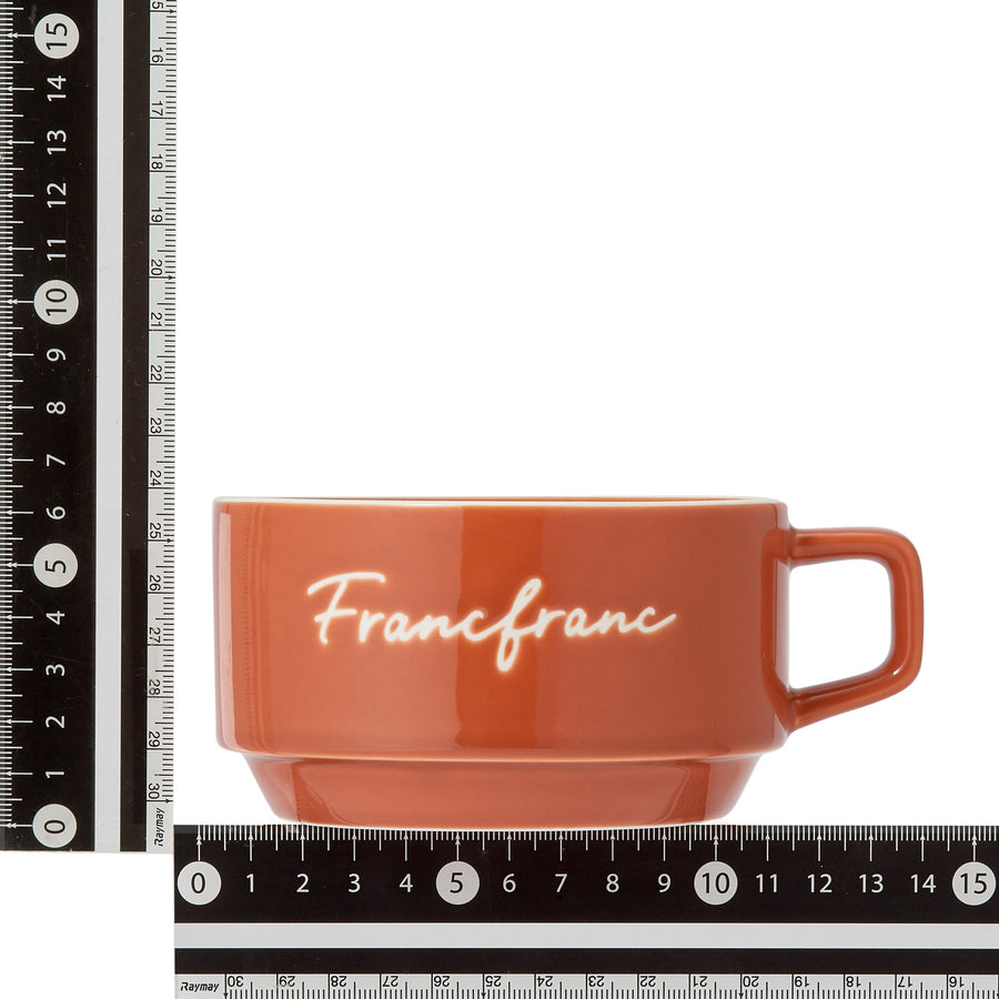 Logo Rim Soup Cup Orange