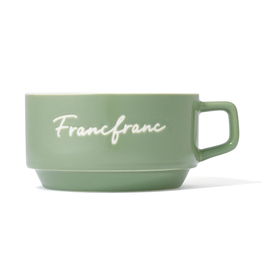 Logo Rim Soup Cup Green