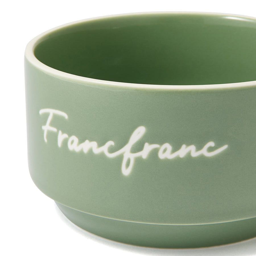 Logo Rim Soup Cup Green