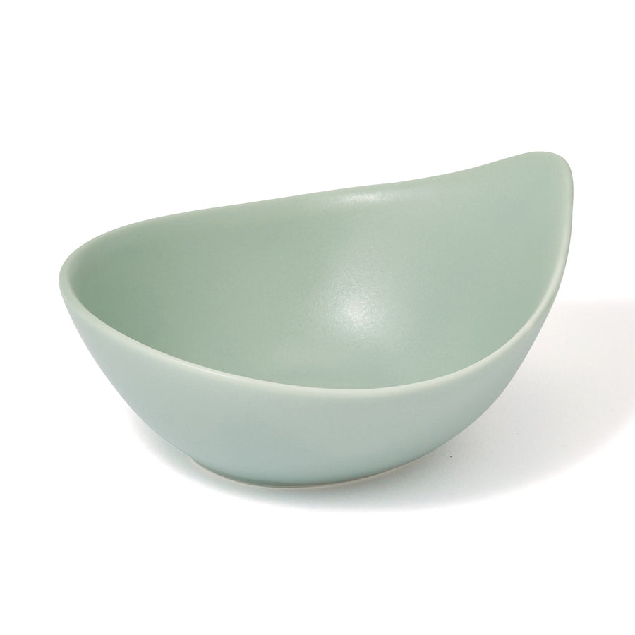 Mino ware rice bowl, green