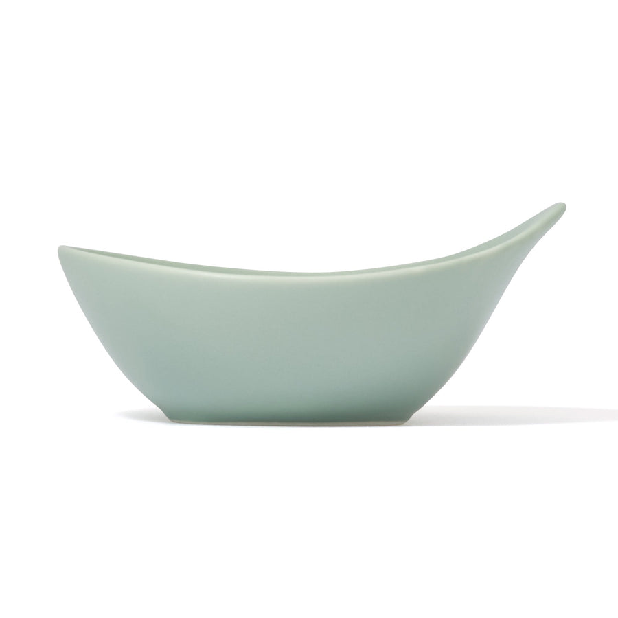 Mino ware rice bowl, green