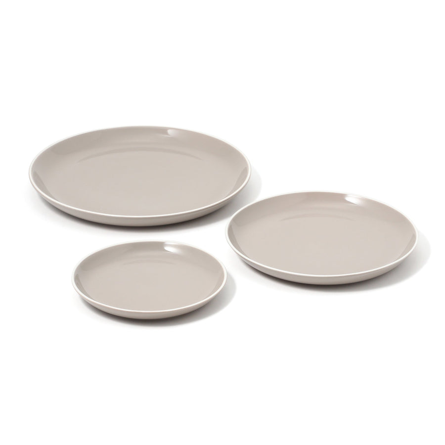 Ordy Plate Set (S, M, L size 3-piece set) Beige