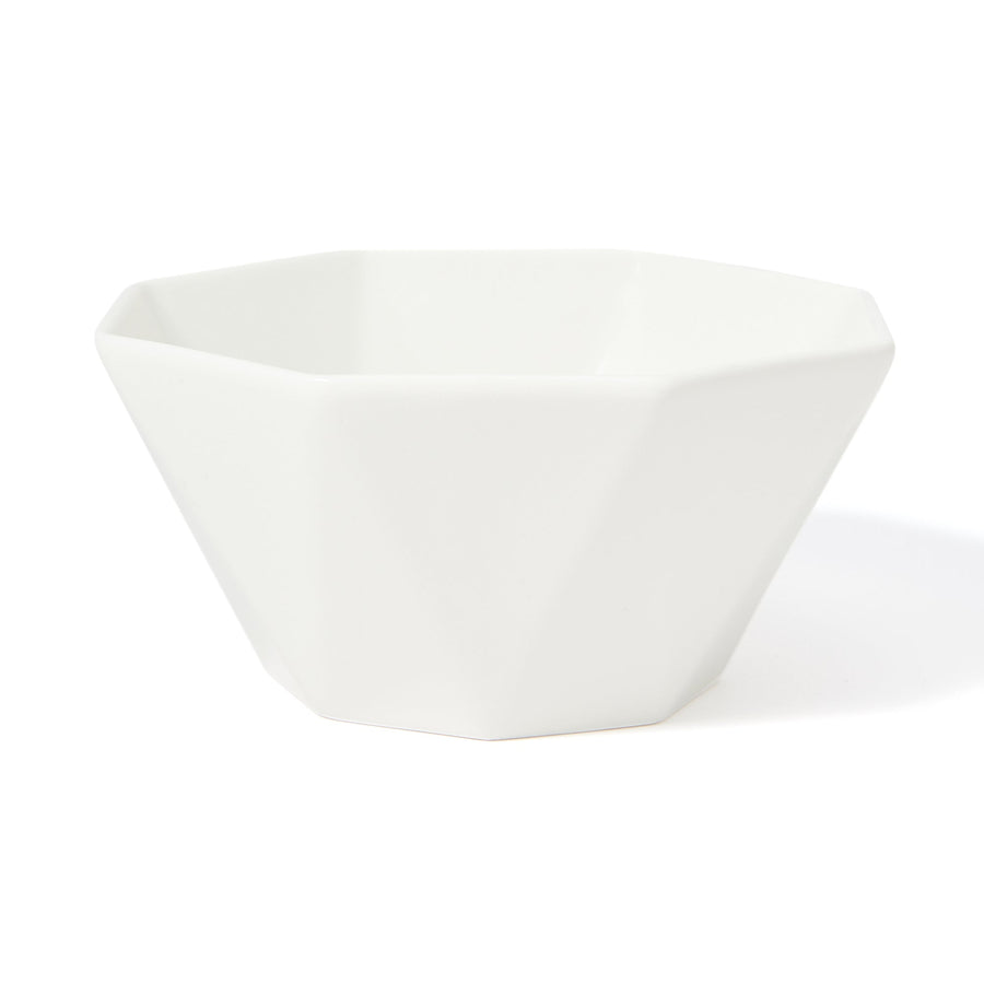 Blanche Bowl M Octagon White