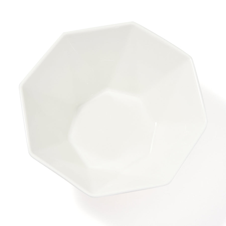 Blanche Bowl M Octagon White