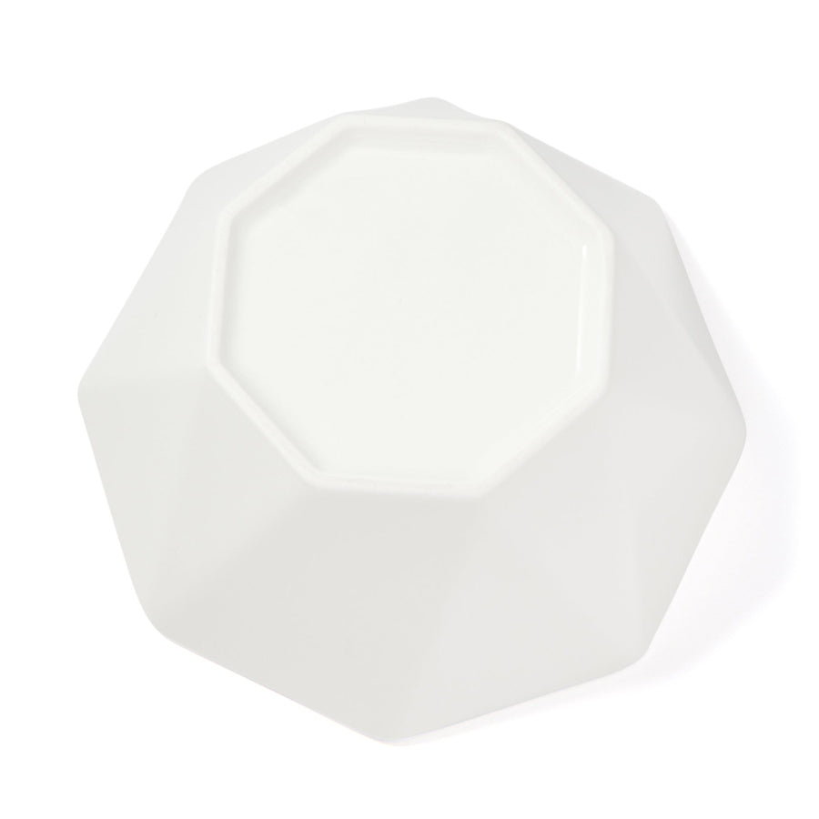 Blanche Bowl M Octagon White