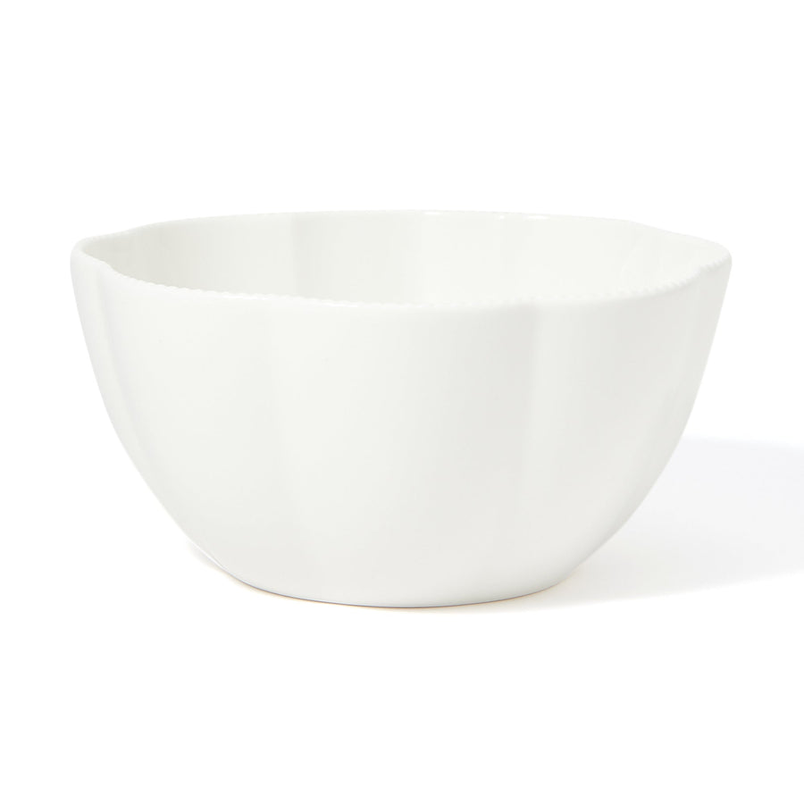 Blanche Bowl L Flower White