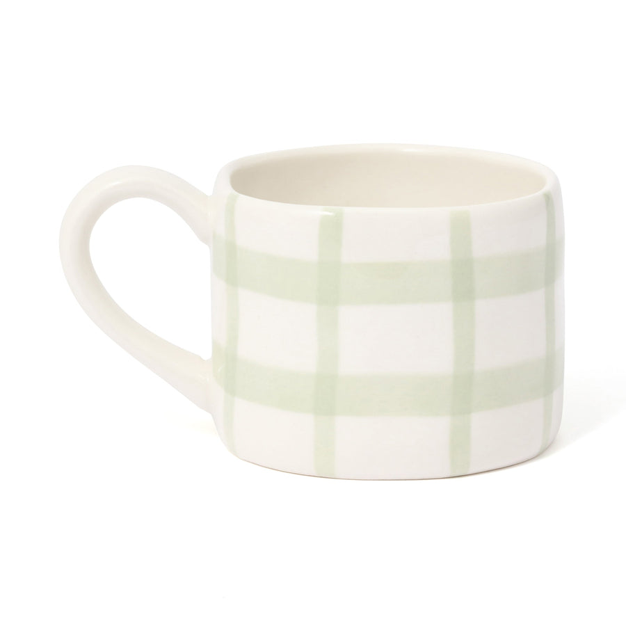 ハンドペイント マグ グリーン