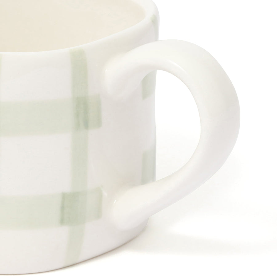 ハンドペイント マグ グリーン