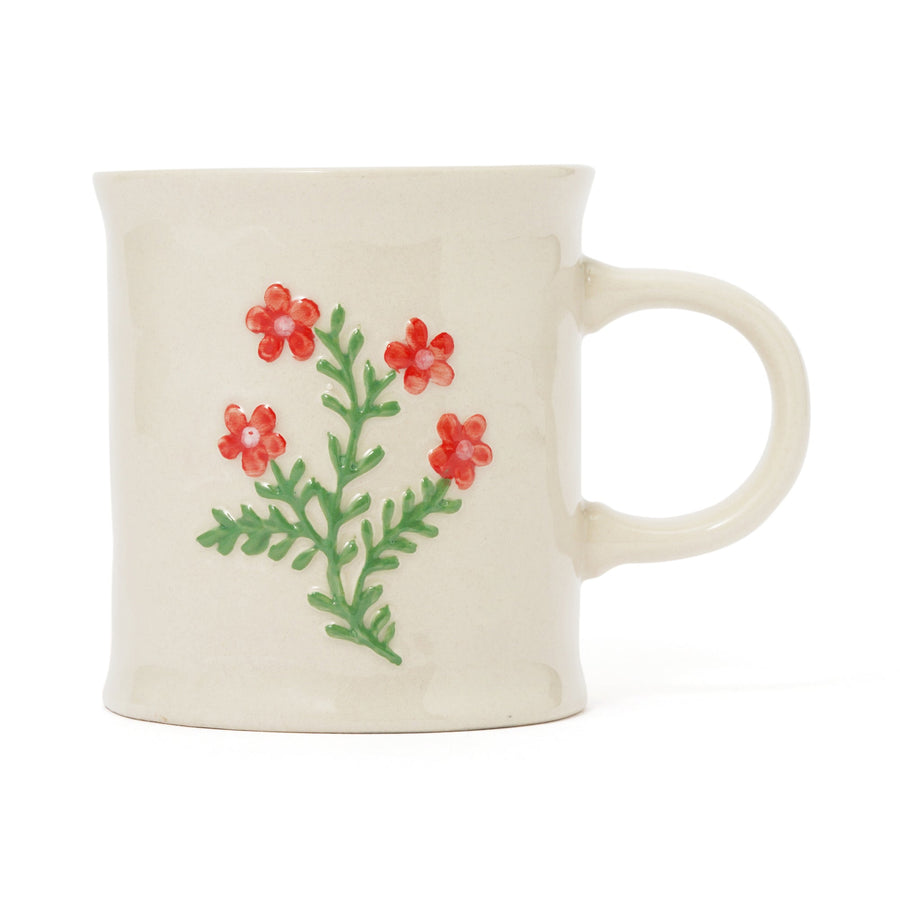 ワンポイント マグ レッド