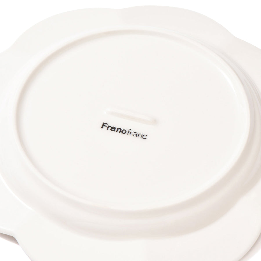 ブランシェ プレート S フラワー ホワイト