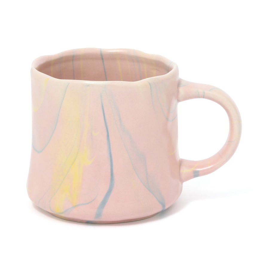 マーブル マグカップ ピンク