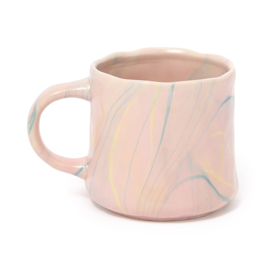 マーブル マグカップ ピンク