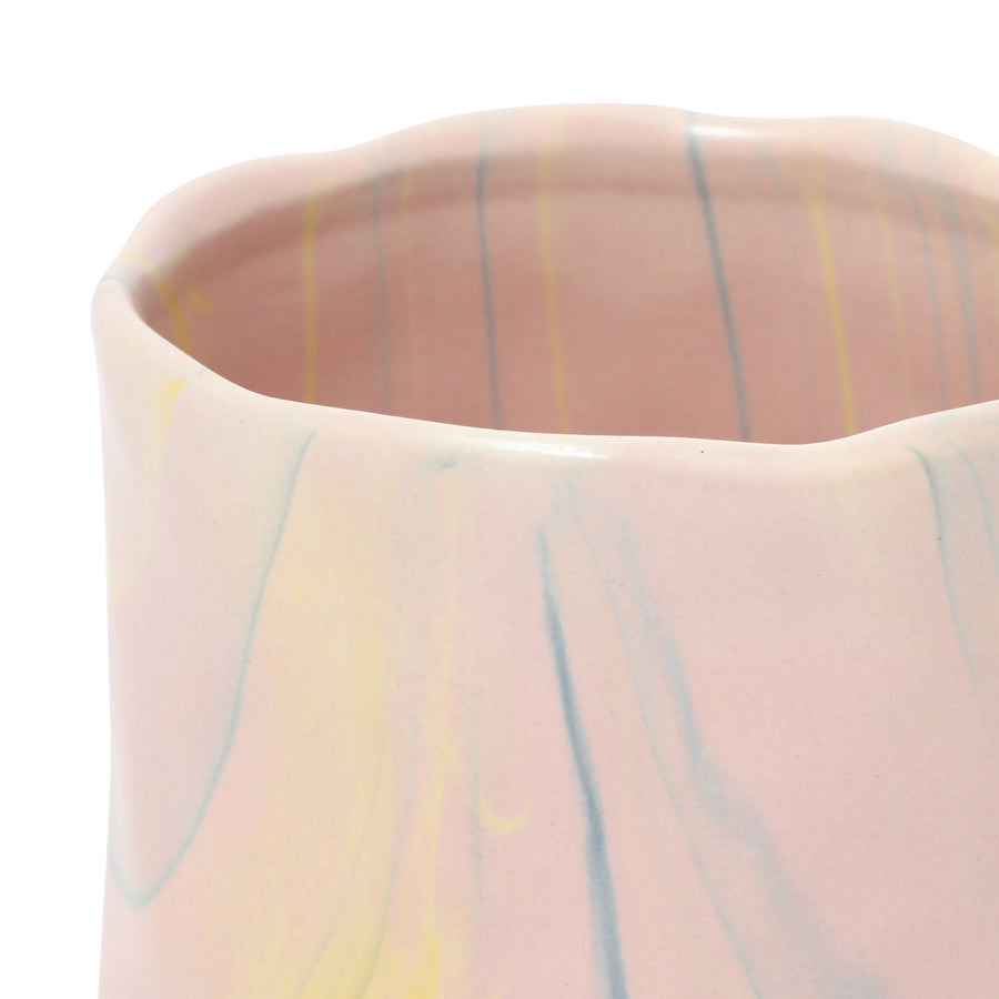 マーブル マグカップ ピンク