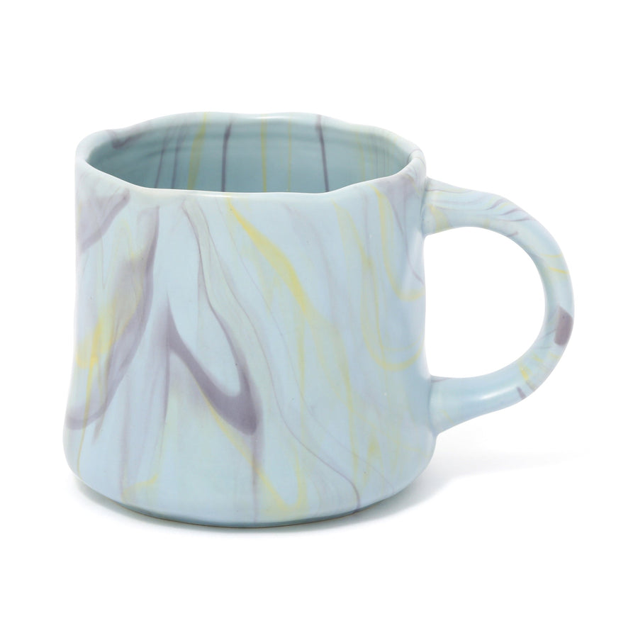 マーブル マグカップ ブルー