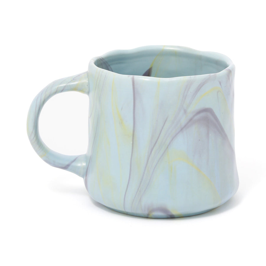 マーブル マグカップ ブルー